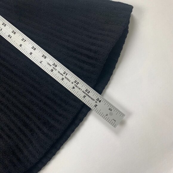 Theory Womens Shirt Dress Black S Codris B Velveen Short Sleeve Round Neck - Picture 9 of 9